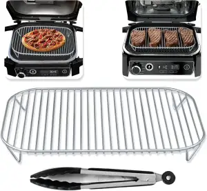 1Stück Grill für Ninja Woodfire,Edelstahl Grillrost Kompatibel Mit Ninja Outdoor