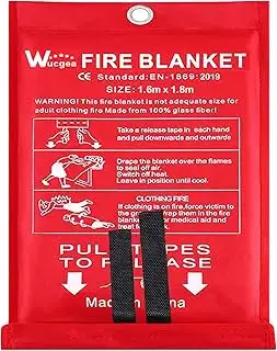 Löschdecke 160x180 für küche - Feuerlöschdecke DIN EN 1869:2019 Sicherheit Glasf