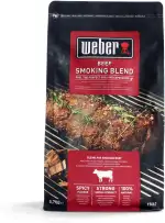 Weber Räucherchips (700g Packung) - für Rindfleisch, Räucherchips-Mischung von Laub-, Nuss- und Obstbäumen, EU-Produkt, nachhaltig gewonnen, FSC zertifiziertes Holz (FSC Mix) (17663)