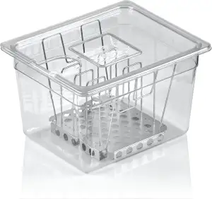 Mahlzeit Sous Vide Set | GN Behälter inkl. Deckel & Gestell | verstellbar | Spar