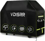 Grillabdeckung Wetterfest, 600D Oxford Heavy Duty Abdeckhaube 165x71x122cm für Weber Genesis 400 Series, Grill Abdeckung Grillhaube mit Lüftungsfenste Schutz Grill vor Rost und Schimmel