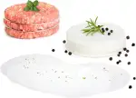 Burger Papier - Blatt Backpapier für Burgerpresse Ø 11 cm 500 STK. - Antihaft Backpapier für Burger Buns - Trennpapier Hamburger Cheeseburger - Zum Grillen