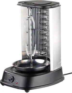 Rosenstein & Söhne Dönergrill: Döner- und Gyros-Grill, 2.000 Watt, Mittelspieß m