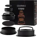 3 in 1 Burgerpresse - Burger Patty Presse für kleine große gefüllte Patties - Hamburgerpresse ink...