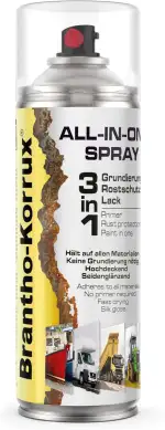 Brantho Korrux 3 in 1 Rostschutzlack - All-in-One Sprühdose Primer, Rostschutz und Lack - 400ml S...