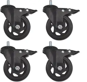 Grillrost.com Das Original Premium Ersatz-Rollen mit Schraubgewinde - passend fü