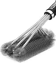 Grillbürste, VDISSR Grillbürste Für Gussrost Edelstahl, 360° Grill Bürste Grill Zubehör Dichte Ed...