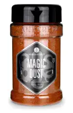 Ankerkraut Magic Dust, BBQ Rub, Marinade für Fleisch, Gewürzmischung zum grillen, allzweck Gewürz mit Paprika geräuchert nach Originalrezept, 230 g im Streuer
