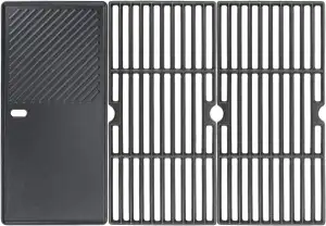 GFTIME 43 x 63cm Gusseisen Grillrost Grillplatte für Enders Boston 3, Monroe Pro