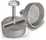 Adelmann XL Profi-Burgerpresse, Hamburgerpresse, Durchmesser 125 mm, Patty-Auswerfer aus Aluminium, Antihaftbeschichtung, Presse aus Aluminiumguss für perfekte Burger, Hamburger, Pattie Maker