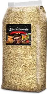 15kg Premium Räuchermehl & Räucherchips aus Buche - Verschiedene Körnung - zum Heißräuchern und Kalträuchern, Smoken, Grillen, Räuchern & BBQ