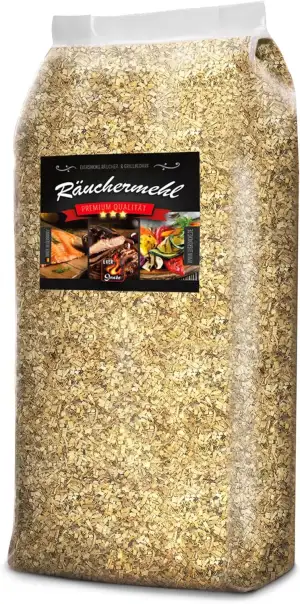 15kg Premium Räuchermehl & Räucherchips aus Buche - Verschiedene Körnung - zum Heißräuchern und Kalträuchern, Smoken, Grillen, Räuchern & BBQ