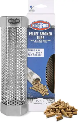 Kingsford Smoker verwandelt jeden Grill in BBQ Smoker | Pellet-Räucherröhre 20,3 cm Sechseck, Grillwerkzeuge