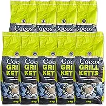 27kg Cocos Premium Grillbriketts aus Kokosschalen „Made IN Germany“ Kohle Holzko