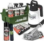 bio-chem Grill Reinigungsset und Pflege professionell Box 9-teilig: Rauchharzentferner 1L + Fettlöse