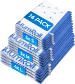 myHodo Vakuumierbeutel zum Rollen (14 Stück) für Kleidung (3 Größen - 70x50 60x40 50x35cm), Kompressionsbeutel, große Reise Vakuumbeutel, Vacuum Storage Bags, Kleiderbeutel für Reisen & Rucksack