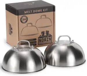 Burger Glocke Set – Burgerglocke Edelstahl 304, Grillglocke, Schmelzglocke, Grill Glocke, Burger ...