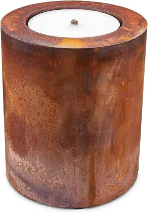 Metall Zylinder Rost inkl. Flammschale Ø 26 cm/30 cm