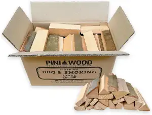 PINI Mini Brennholz Buche 15 cm getrocknet für tragbare Pizzaöfen Grill Backöfen