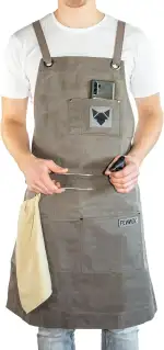 FENNEK Grillschürze | hochwertig verarbeitet | mit Imprägnierung durch Wachsschicht