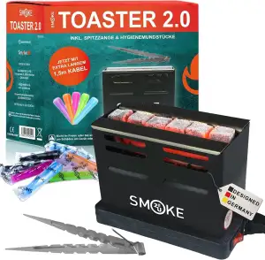 Smoke2u Toaster 2.0 | 800W Elektrischer Kohleanzünder Kohle Grill Kohlen Ofen mi