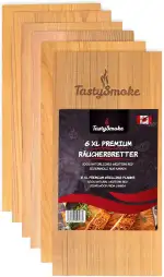 Premium Zedernholzbrett zum Grillen – 100% Naturprodukt aus Western Red Zeder – Grillbretter aus ...