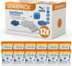 BigDean 12x 400g Luftentfeuchter Nachfüllpack Feuchtigkeitskiller Feuchtigkeits-Stopper Nachfüll-Beutel Granulat - Universelle Ersatzbeutel passen auch für Ultra Fresh Luftentfeuchter