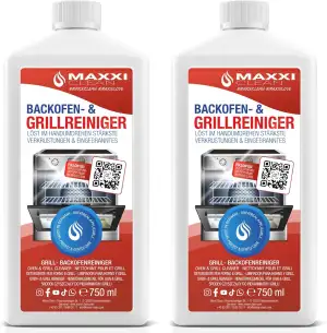 Maxxi Clean | Backofen- Grillreiniger extra stark | 2x 750 ml Gel Paste | selbst