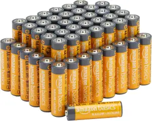 Amazon Basics AA-Alkali-Hochleistungsbatterien, 1,5 V, 10 Jahre lagerfähig, 48 S