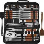Grilliance 38 Stücke BBQ Grillbesteck Set Edelstahl Grillzubehör für Männer Geschenk Geburtstag H...