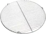 Edelstahl Grillrost rund 55 cm rostfrei für Holzkohlegrill, Gasgrill, Schwenkgrill