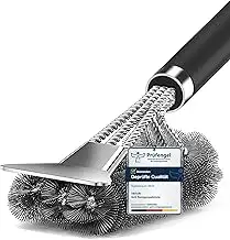 Grillbürste, TNTOR Grill Reinigungsbürste mit Extra Langer Edelstahl Borsten, Ed