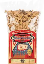 Axtschlag Räucherchips Kirsche, 1000 Gramm sortenreine Räucherspäne für besondere Rauch- und Geschmackserlebnisse, für alle Grills & Smoker
