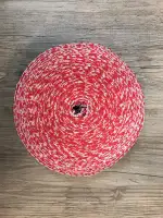 TrendYoicn LTH Lachs-Speck-Fleischnetz, 50 m, rot/weiß, 14 Maschennetz, Bratnetz