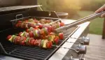 Perfekte Gemüsespieße vom Grill