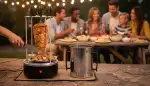 Vertikales Spießgrillen: Aromen senkrecht