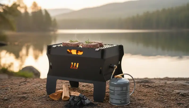 Campinggrill: Freiheit auf Glut