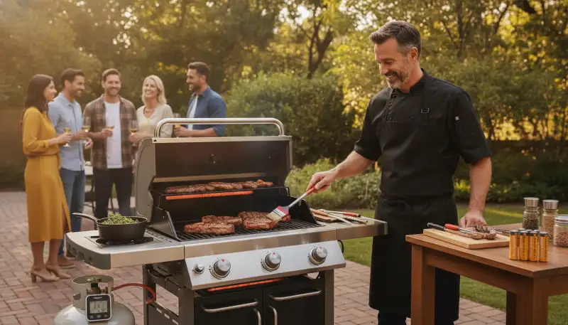 Gasgrill: Power durch Infrarot und Seitenbrenner