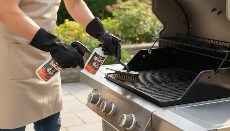 Grillboden reinigen: Fett und Asche adieu