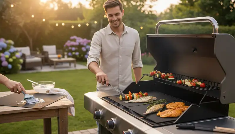 Grillmatte: Vielseitig, sauber, langlebig