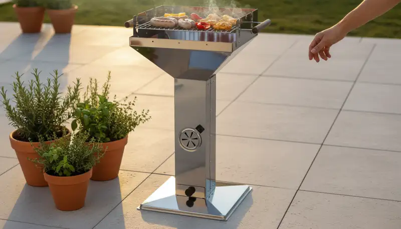 Säulengrill meistern: Perfektion auf heißen Kohlen