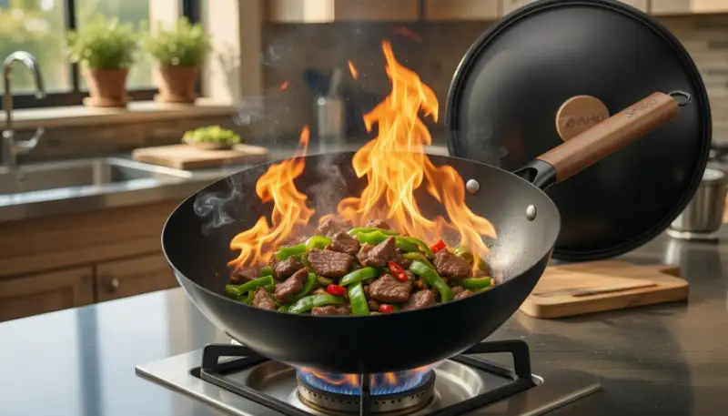 Wok-Revolution für Grill und Küche: Die Pfanne, die sofort startklar ist